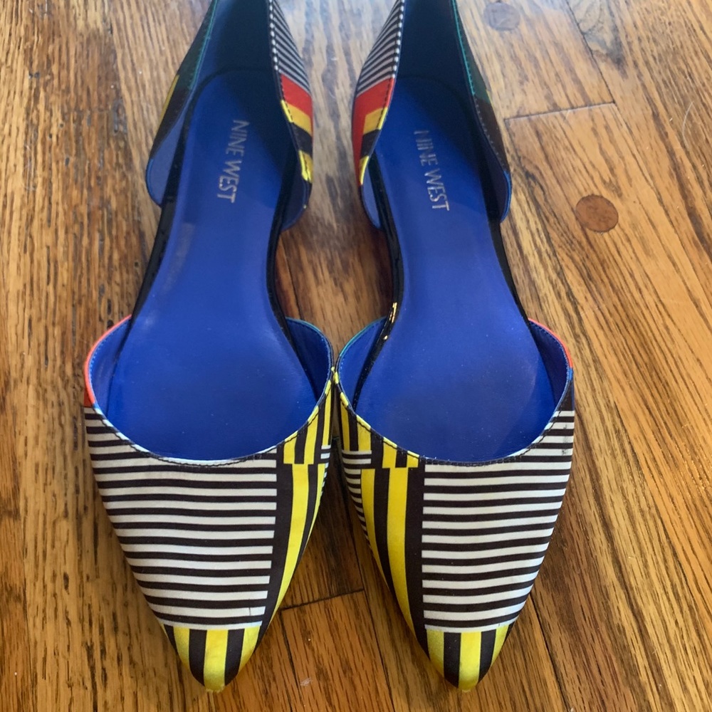 Nine West 80’s vibe retro flats!!